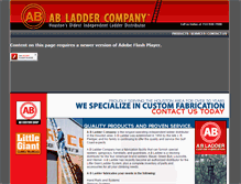 Tablet Screenshot of abladder.com